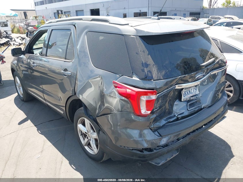 Vin: 1fm5k7d80kgb08651, lot: 46319440, ford explorer xlt 20193