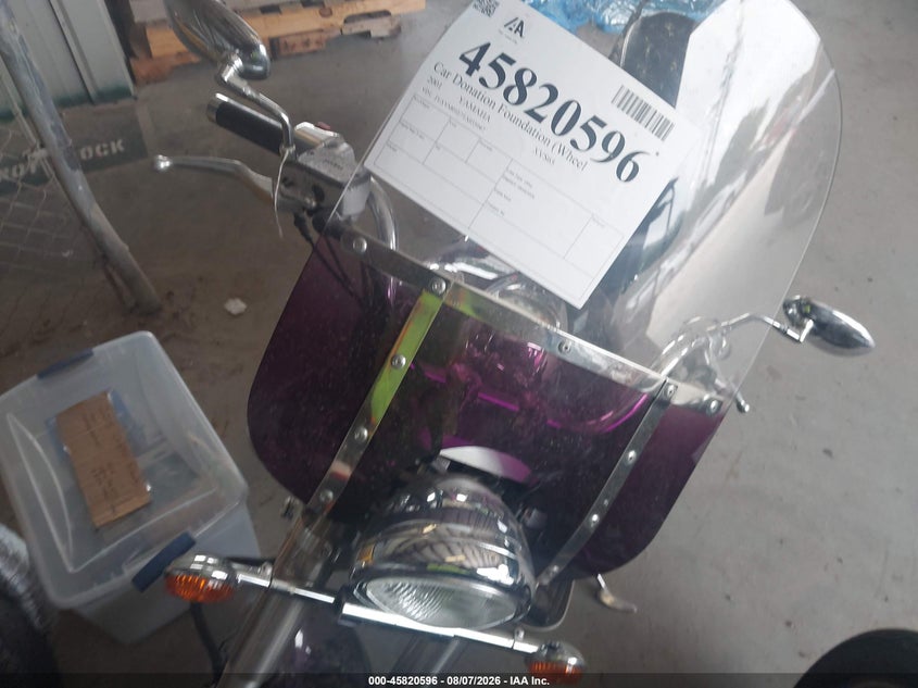 2001 YAMAHA XVS65 auction photo 5