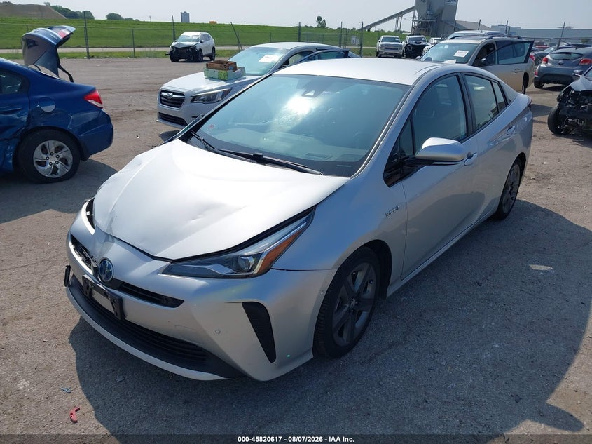 Vin: jtdkarfu5l3106015, lot: 46319498, toyota prius limited 20202