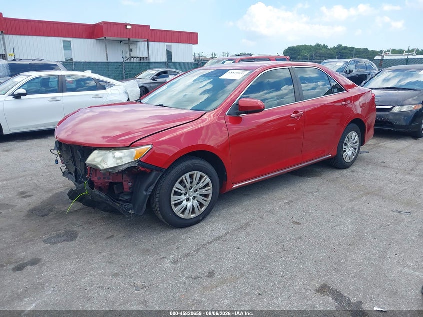 Vin: 4t1bf1fk7cu533946, lot: 46319540, toyota camry le 20122