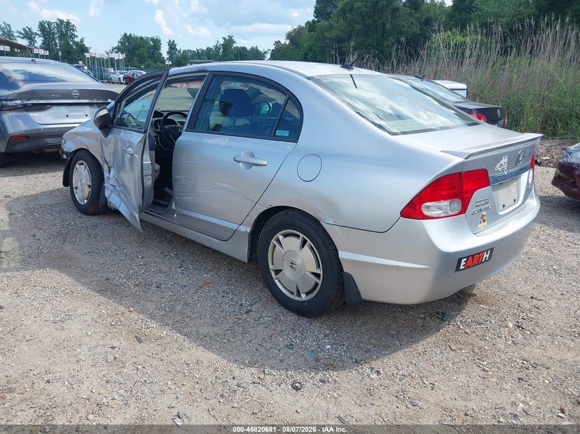 Vin: jhmfa3f22as003830, lot: 46319562, honda civic hybrid 20103