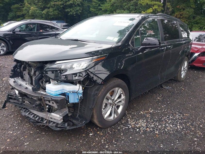 Vin: 5tdyskfc0ts247899, lot: 46319571, toyota sienna xle 20262
