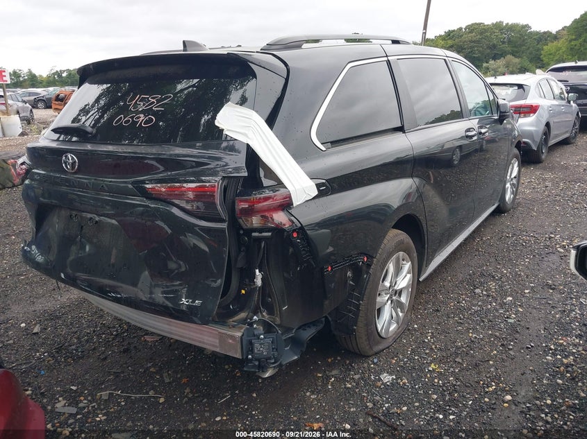 Vin: 5tdyskfc0ts247899, lot: 46319571, toyota sienna xle 20264