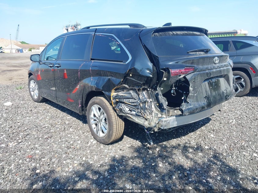 Vin: 5tdyskfc0ts247899, lot: 46319571, toyota sienna xle 20263