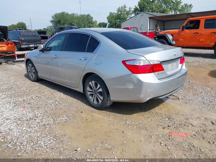 Vin: 1hgcr2f32ea219500, lot: 46319585, honda accord lx 20143