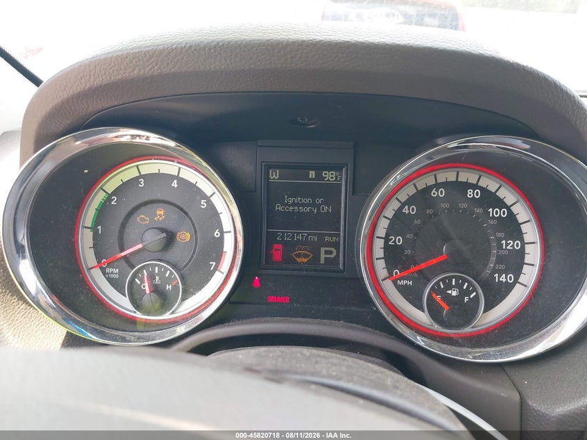 DODGE DURANGO 2013 VIN 1C4RDJDG4DC692325