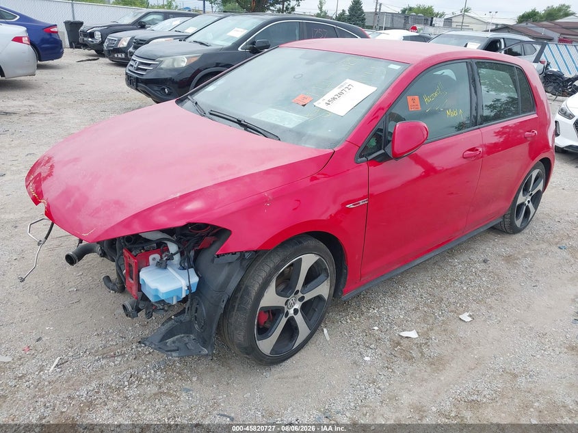 Vin: 3vw447au3jm278449, lot: 46319608, volkswagen golf gti 2.0t autobahn/2.0t s/2.0t se 20182