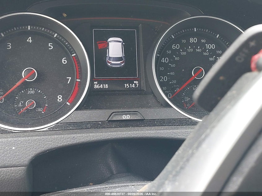 VOLKSWAGEN GOLF GTI 2018 VIN 3VW447AU3JM278449