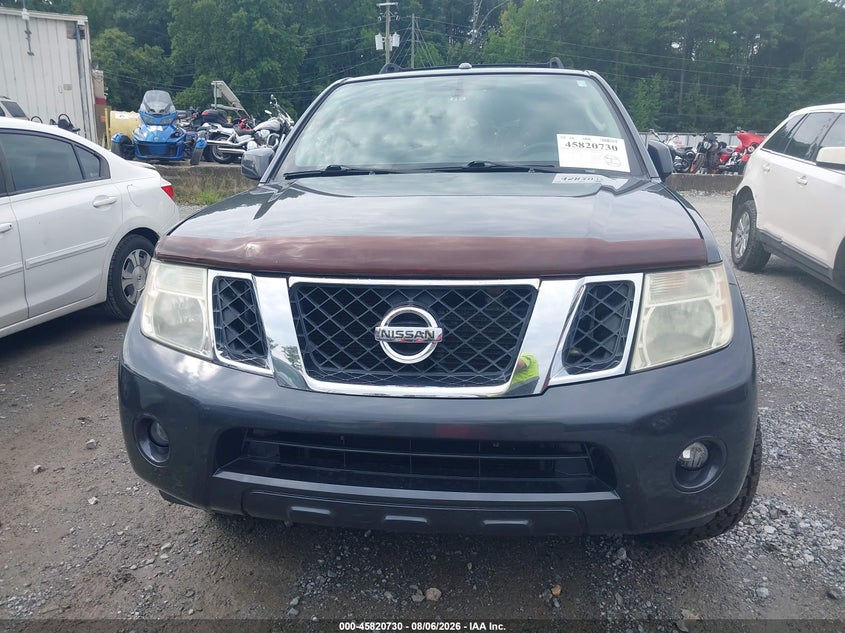 NISSAN PATHFINDER 2010 VIN 5N1AR1NB7AC614839