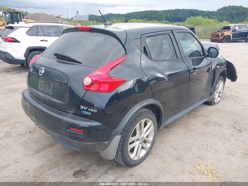 Vin: jn8af5mv8ct120951, lot: 46319612, nissan juke sv 20124