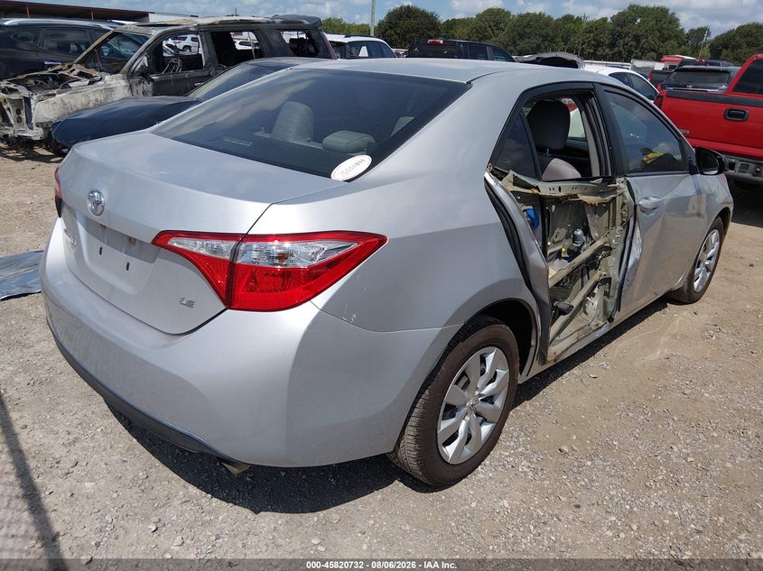 Vin: 5yfburhe2gp470483, lot: 46319613, toyota corolla le 20164