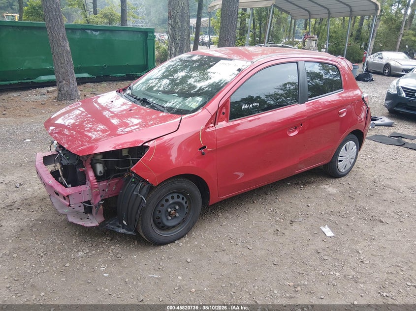 2021 MITSUBISHI MIRAGE auction photo 2