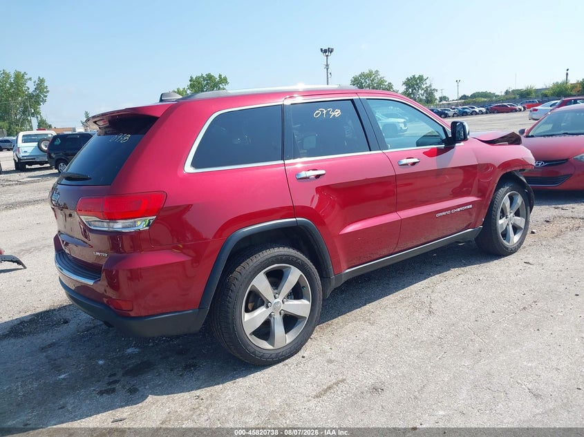Vin: 1c4rjfbg1ec236972, lot: 46319619, jeep grand cherokee limited 20144