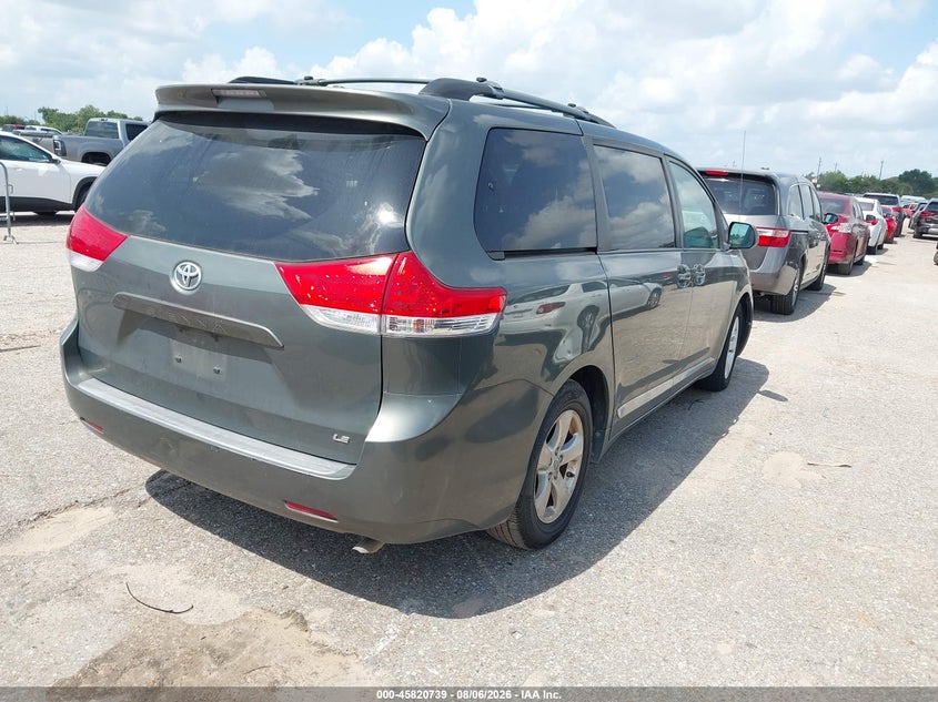 Vin: 5tdkk3dc9es452512, lot: 46319620, toyota sienna le v6 8 passenger 20144