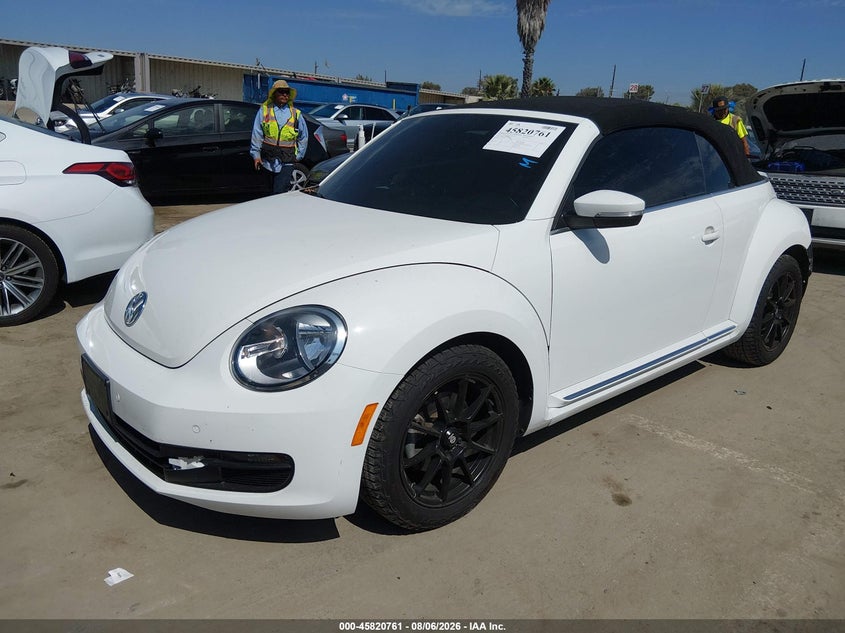 Vin: 3vw5p7at0dm830223, lot: 46319642, volkswagen beetle 2.5l 20132