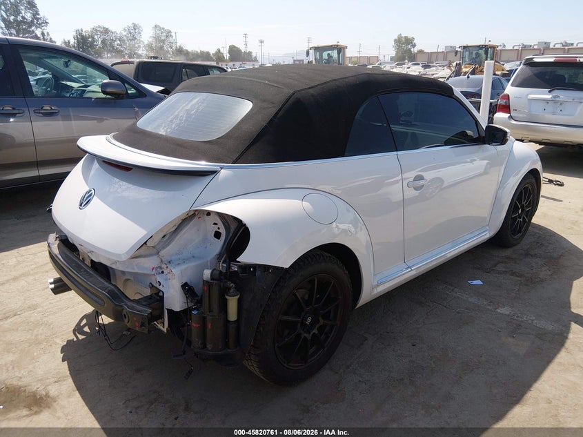 Vin: 3vw5p7at0dm830223, lot: 46319642, volkswagen beetle 2.5l 20134