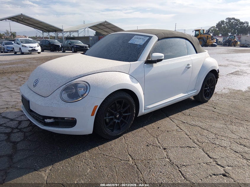Vin: 3vw5p7at0dm830223, lot: 46319642, volkswagen beetle 2.5l 20132