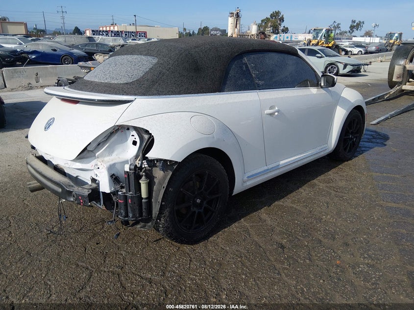 Vin: 3vw5p7at0dm830223, lot: 46319642, volkswagen beetle 2.5l 20134