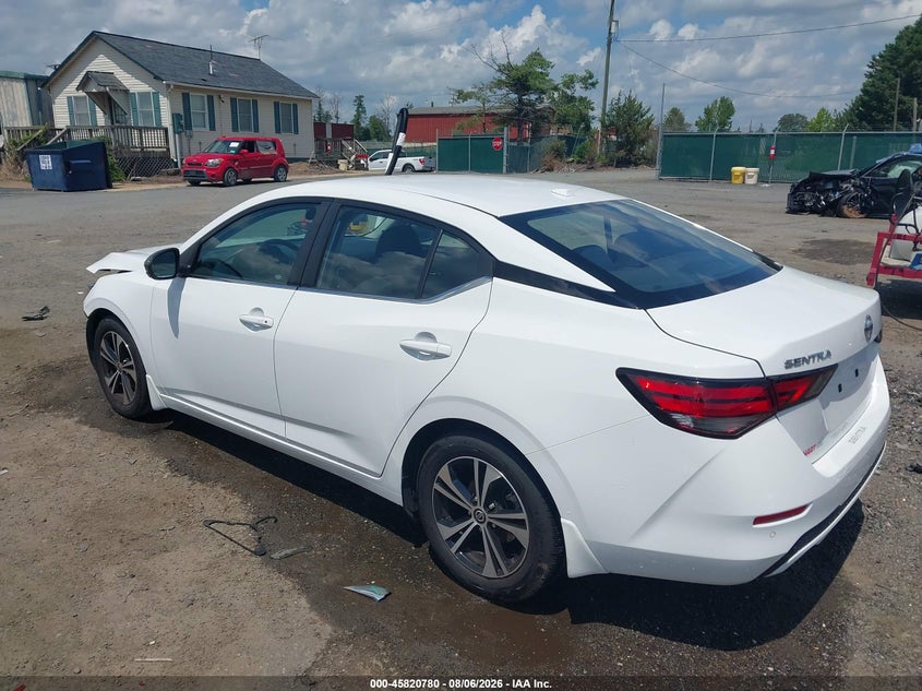Vin: 3n1ab8cv8my262934, lot: 46319661, nissan sentra sv xtronic cvt 20213
