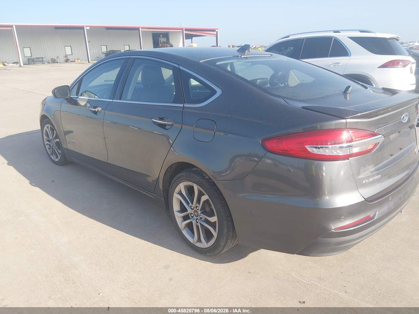 Vin: 3fa6p0ru2kr273199, lot: 46319677, ford fusion hybrid titanium 20193
