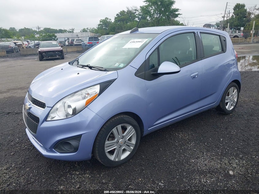 2015 Chevrolet Spark, Правый зад, IAAI, VIN KL8CB6S91FC737262 — фото 2