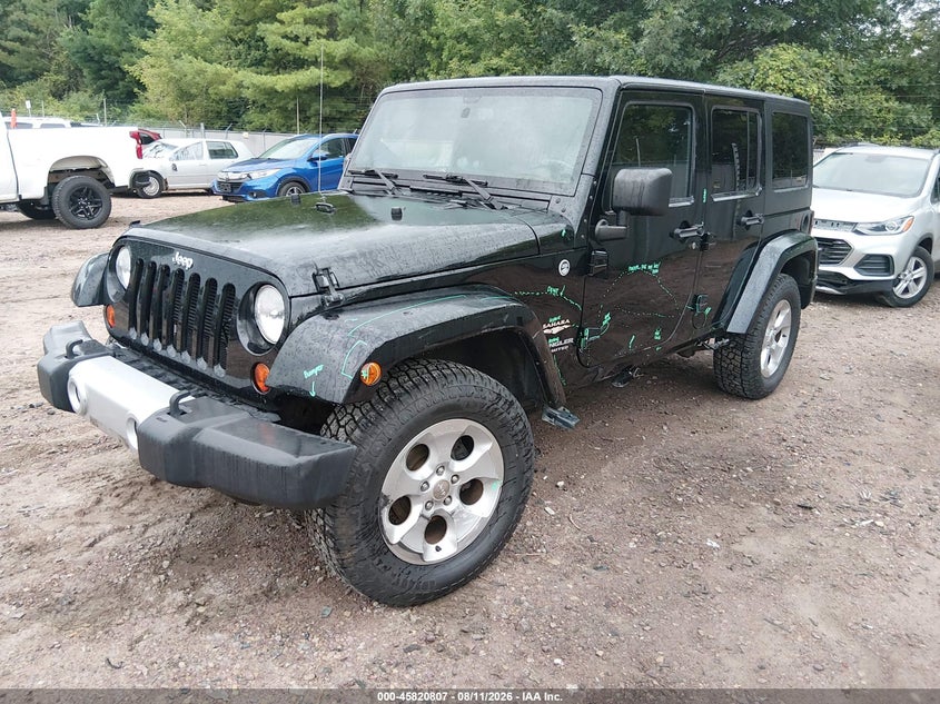 Vin: 1c4bjweg5dl703791, lot: 46319688, jeep wrangler unlimited sahara 20132