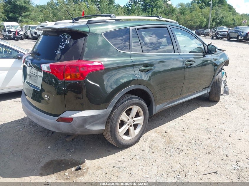 Vin: 2t3rfrev5dw107433, lot: 46319704, toyota rav4 xle 20134