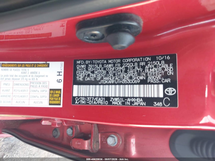 TOYOTA PRIUS - zdjęcie 9