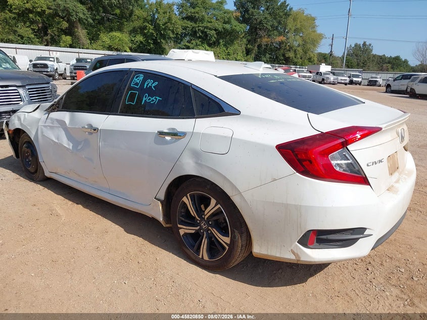 Vin: 19xfc1f99he031022, lot: 46319731, honda civic touring 20173