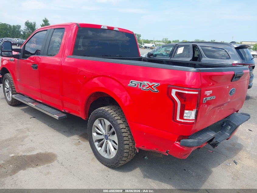 Vin: 1ftex1cpxhkd85938, lot: 46319741, ford f-150 xl 20173