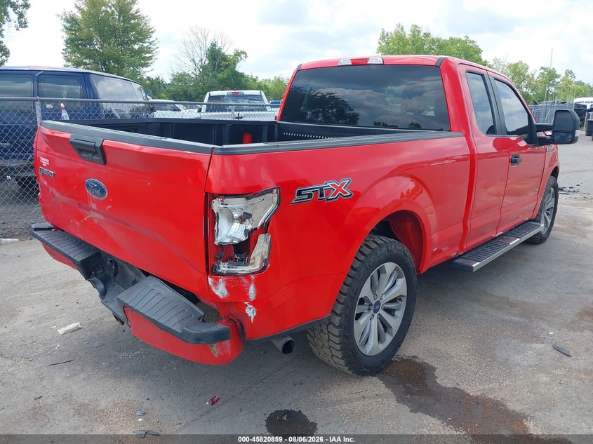 Vin: 1ftex1cpxhkd85938, lot: 46319741, ford f-150 xl 20174