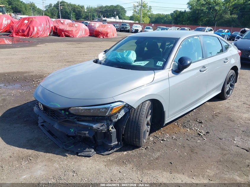 Vin: 2hgfe2f58sh584061, lot: 46319756, honda civic sport 20252