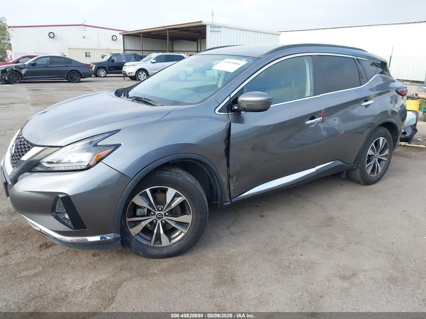 Vin: 5n1az2bj5pc129657, lot: 46319761, nissan murano sv fwd 20232