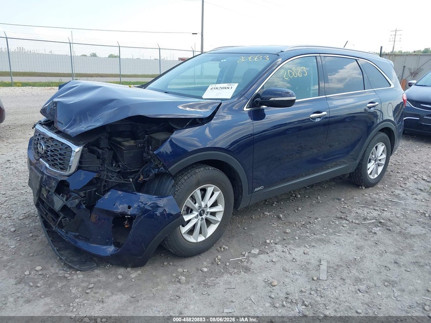 Vin: 5xypgda36lg670113, lot: 46319764, kia sorento 2.4l lx 20202