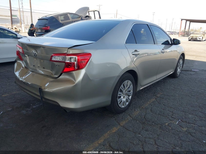 Vin: 4t4bf1fk5dr290256, lot: 46319790, toyota camry le 20134