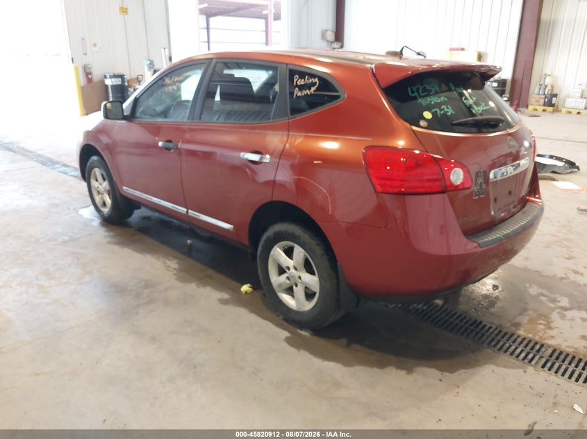 Vin: jn8as5mt7dw018034, lot: 46319793, nissan rogue s 20133