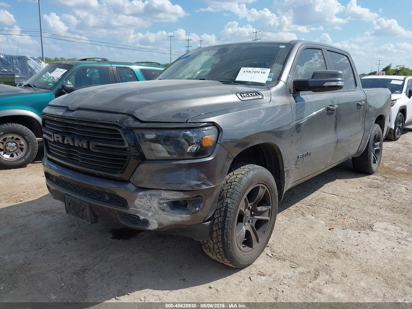 Vin: 1c6srfft4ln146855, lot: 46319811, ram 1500 lone star  4x4 5'7 box 20202