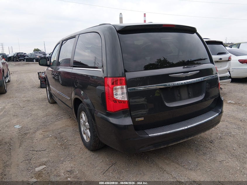 Vin: 2c4rc1bg6cr313711, lot: 46319819, chrysler town & country touring 20123