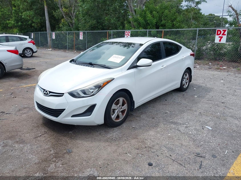 Vin: 5npdh4ae1fh616720, lot: 46319831, hyundai elantra se 20152