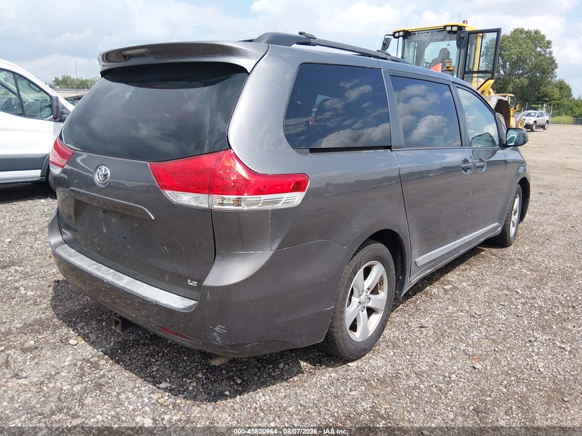 Vin: 5tdkk3dcxes472378, lot: 46319845, toyota sienna le v6 8 passenger 20144