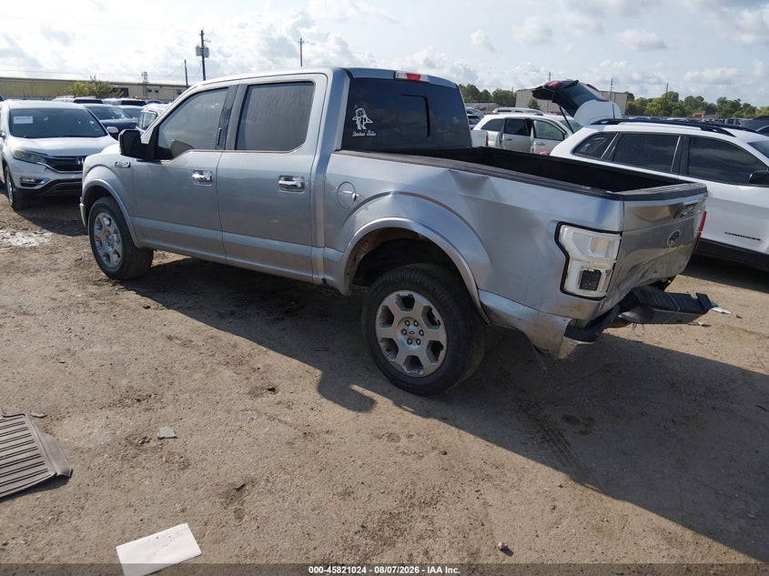 Vin: 1ftew1c47lfa38559, lot: 46319905, ford f-150 lariat 20203