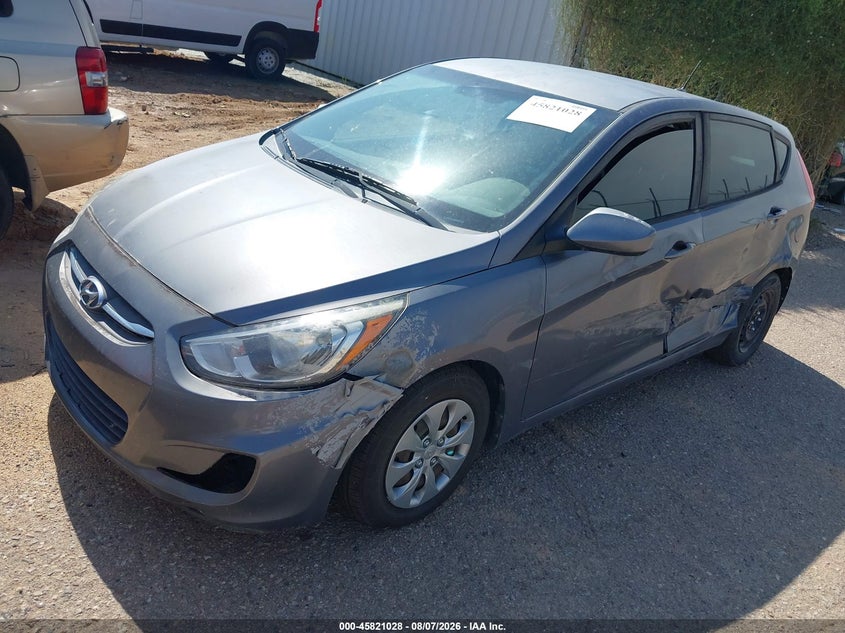 Vin: kmhct5ae4hu324838, lot: 46319909, hyundai accent se 20172