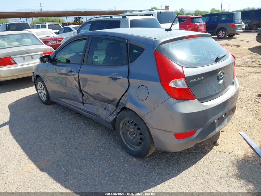Vin: kmhct5ae4hu324838, lot: 46319909, hyundai accent se 20173