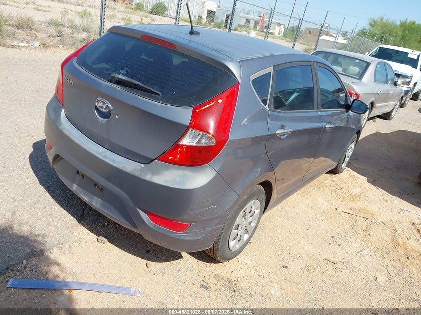 Vin: kmhct5ae4hu324838, lot: 46319909, hyundai accent se 20174