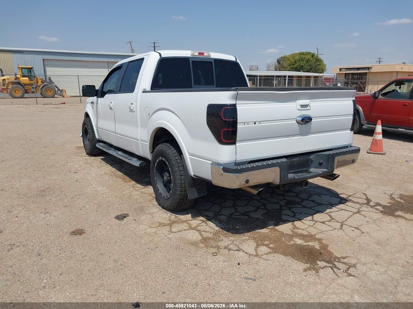Vin: 1ftfw1cv1afd90787, lot: 46319924, ford f-150 lariat 20103