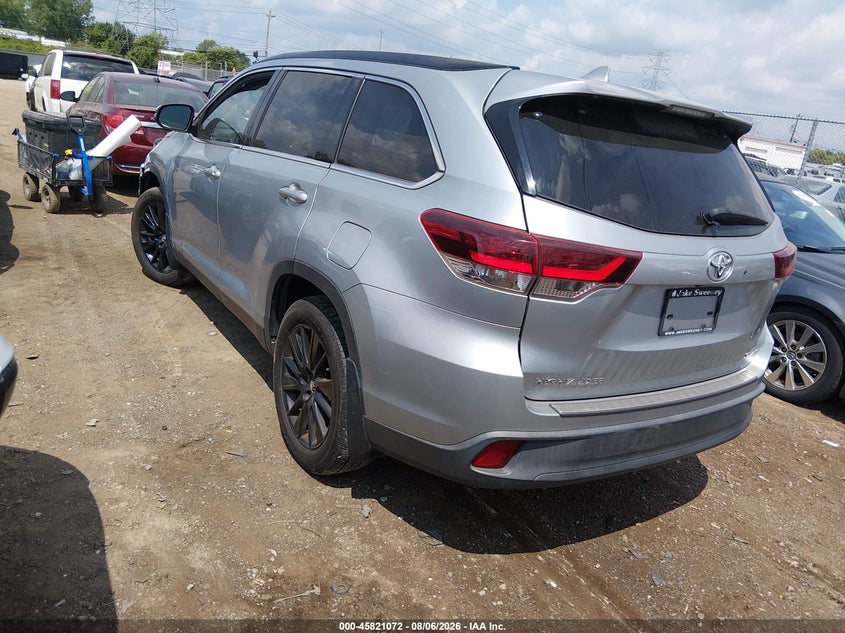 Vin: 5tdjzrfh5ks585122, lot: 46319953, toyota highlander se 20193