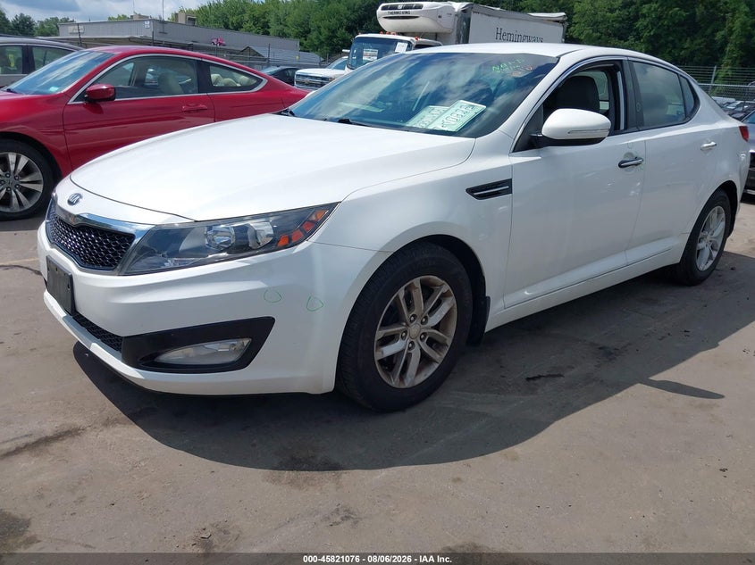 Vin: knagm4a75d5357833, lot: 46319957, kia optima lx 20132