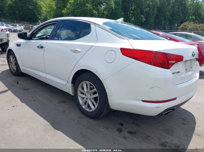 Vin: knagm4a75d5357833, lot: 46319957, kia optima lx 20133