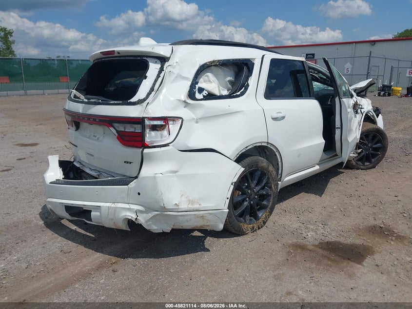 Vin: 1c4rdjdg6jc445187, lot: 46319995, dodge durango gt awd 20184