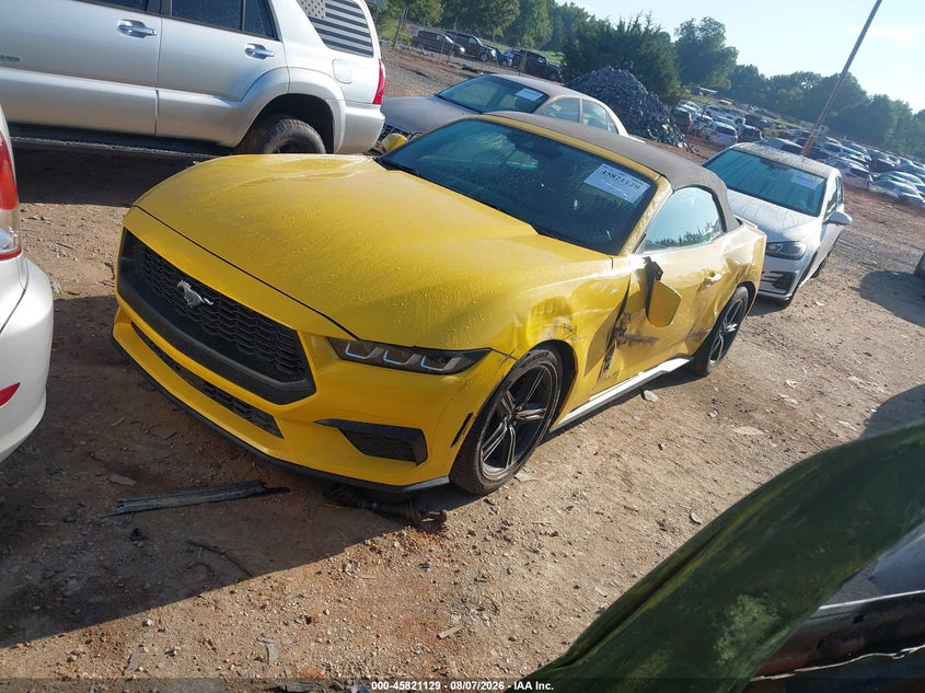 Vin: 1fagp8uh2r5119957, lot: 46320010, ford mustang ecoboost premium 20242